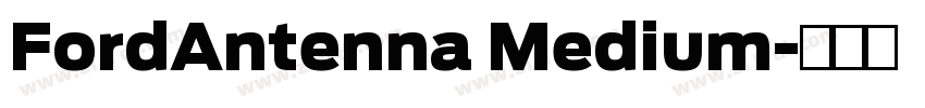 FordAntenna Medium字体转换
